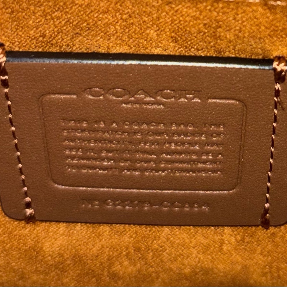 Coach Mini Pepper Crossbody in Black Antique Nickel/Boysenberry, NWT - Picture 9 of 12